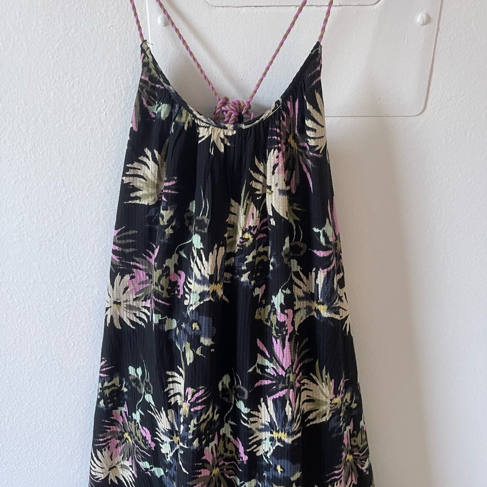 Scotch & Soda park in bloom Maxi Dress Black size 38 M summer dress women's New - Picture 5 of 13